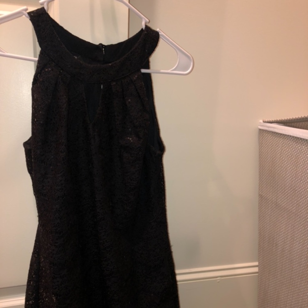 Black sequin dress